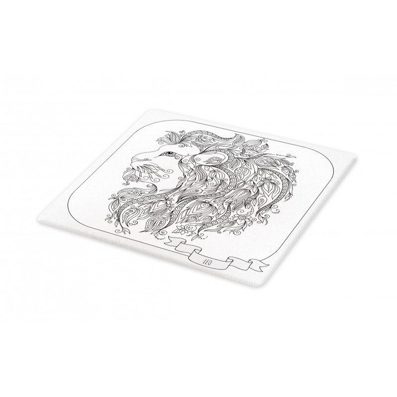 Zodiac Leo Lion Sign Cutting Board