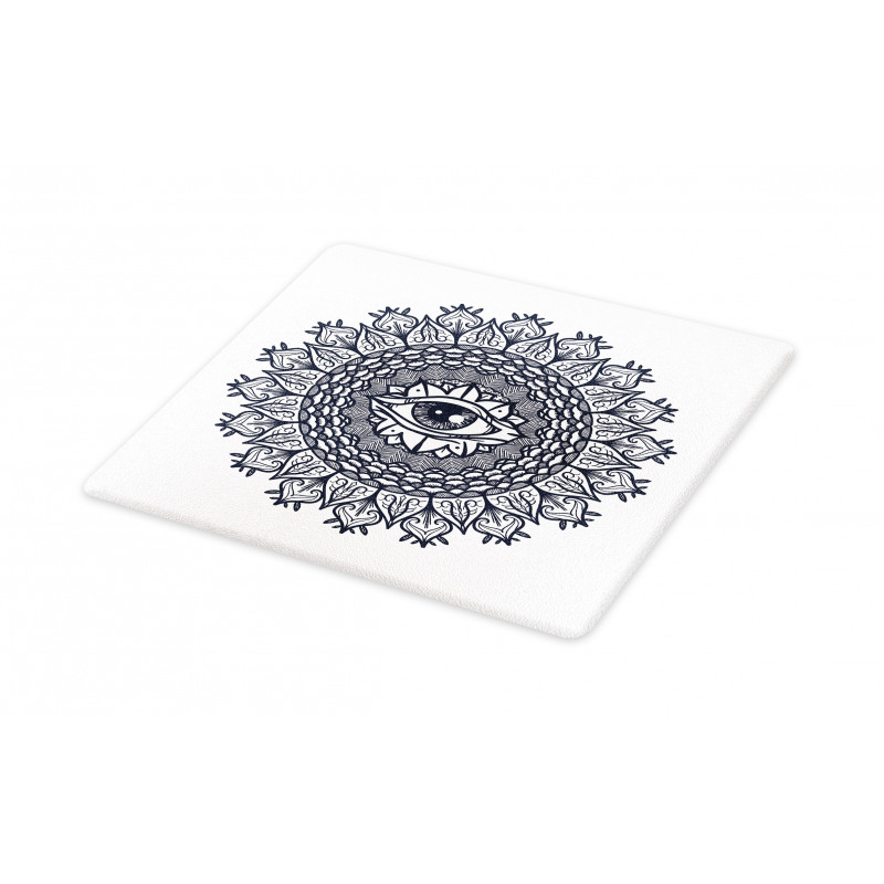 Vintage Tribal Mandala Cutting Board