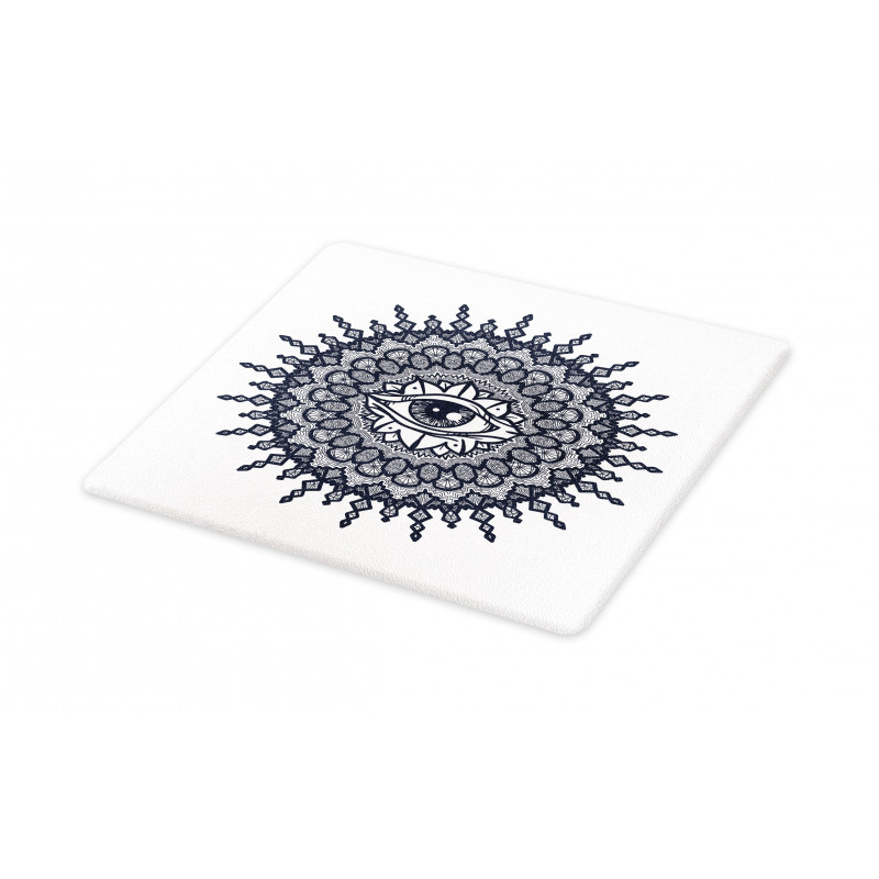 Traditional Mandala Art Cutting Board