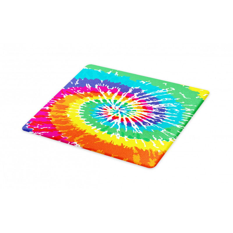 Rainbow Tie Dye Effect Cutting Board