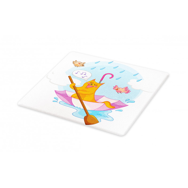 Cartoon Animal Kids Birds Cutting Board