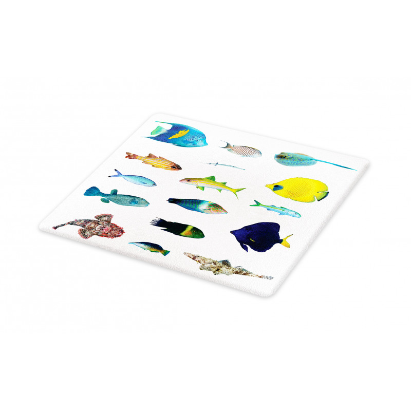 Marine Life Creatures Cutting Board