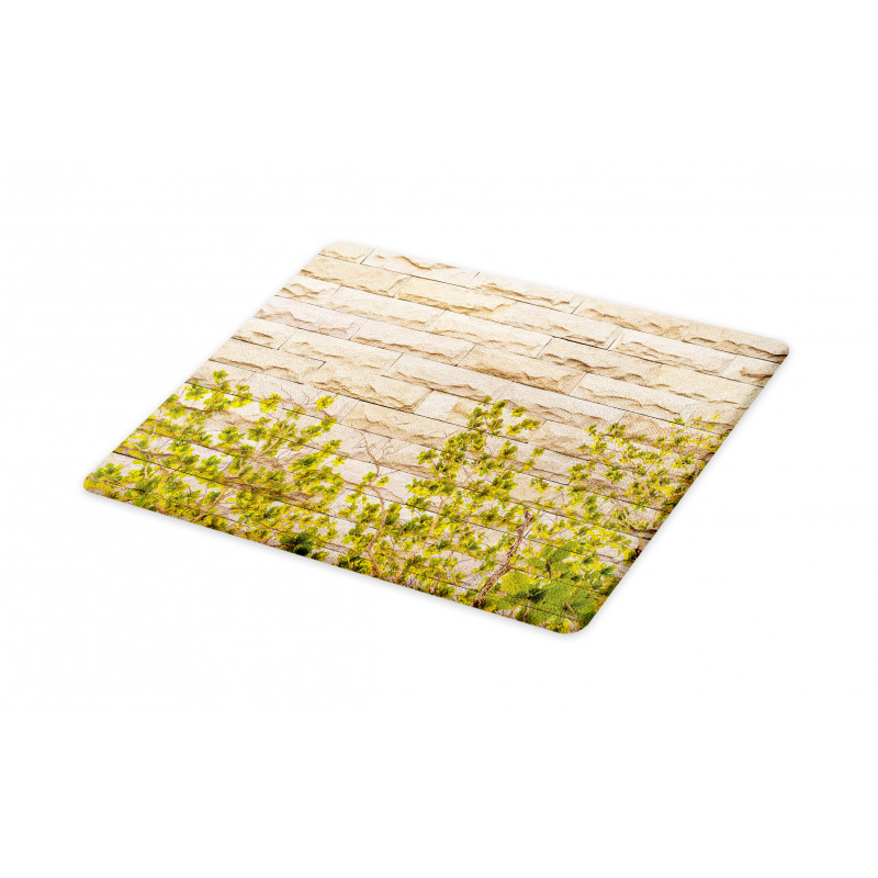 Brick Wall with Leaf Cutting Board