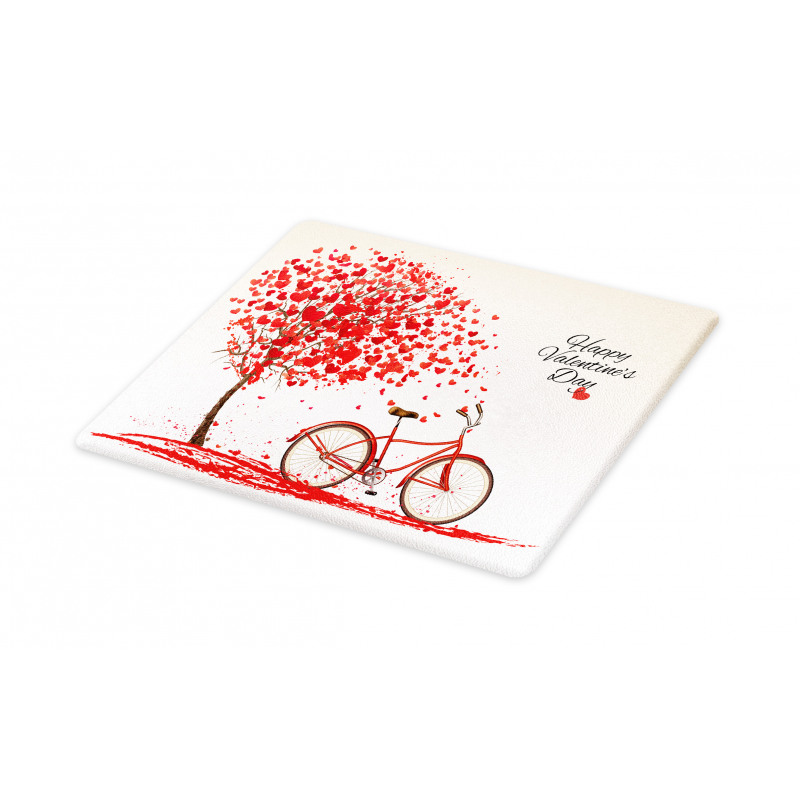 Heart Tree Bike Cutting Board