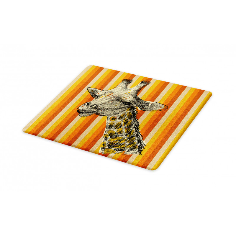 Hipster Animal Cutting Board