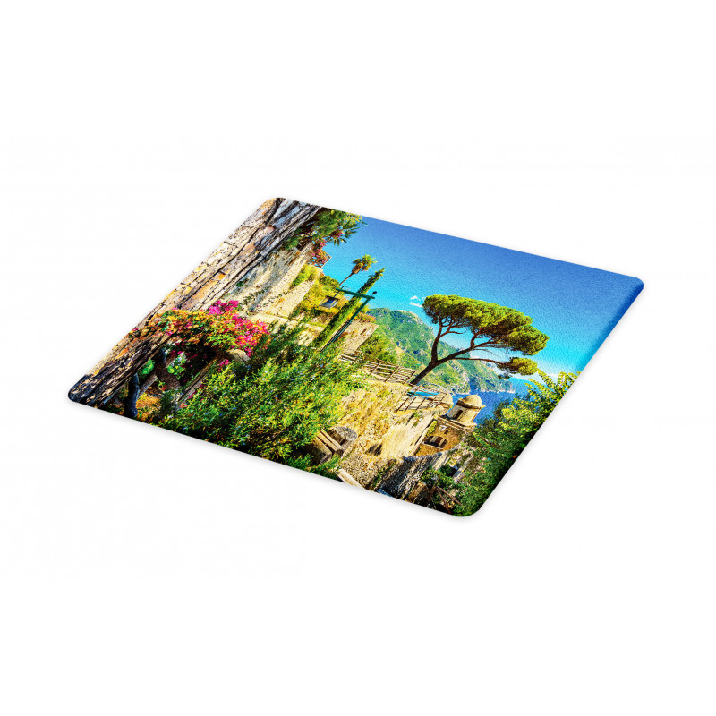 Village Trees Blossoms Cutting Board