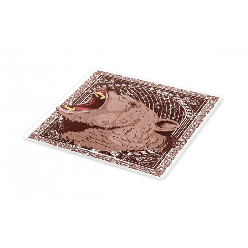 Growling Grizzly Bear Cutting Board