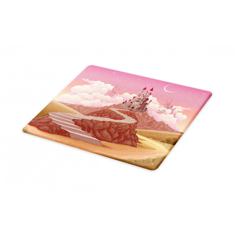 Hill Sunset Castle Cutting Board