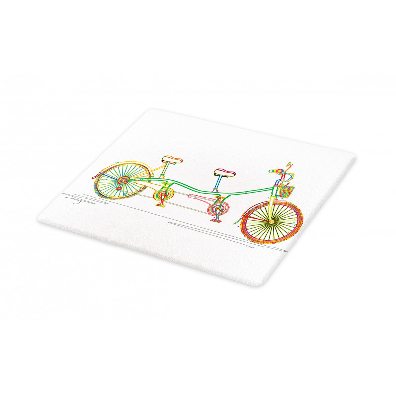 Tandem Bike Design Cutting Board