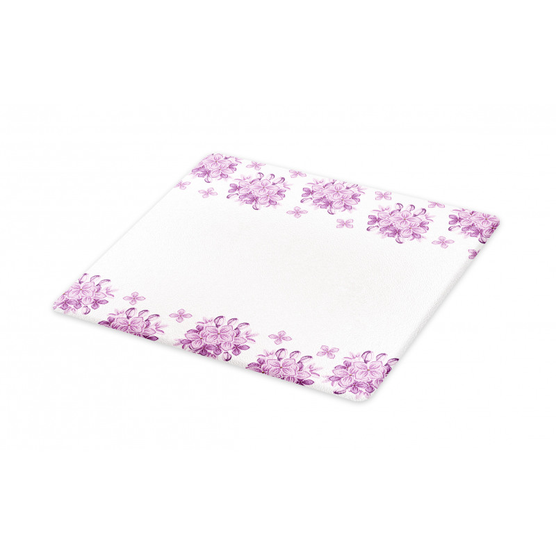 Romantic Lilac Garden Cutting Board