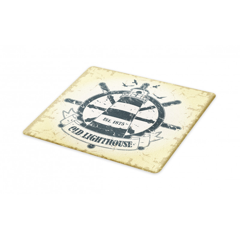 Ship Helm Wheel Retro Cutting Board