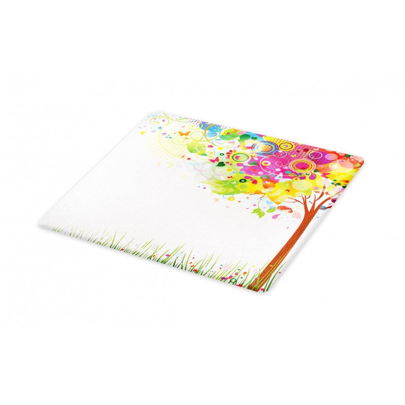 Color Bursting Tree of Life Cutting Board