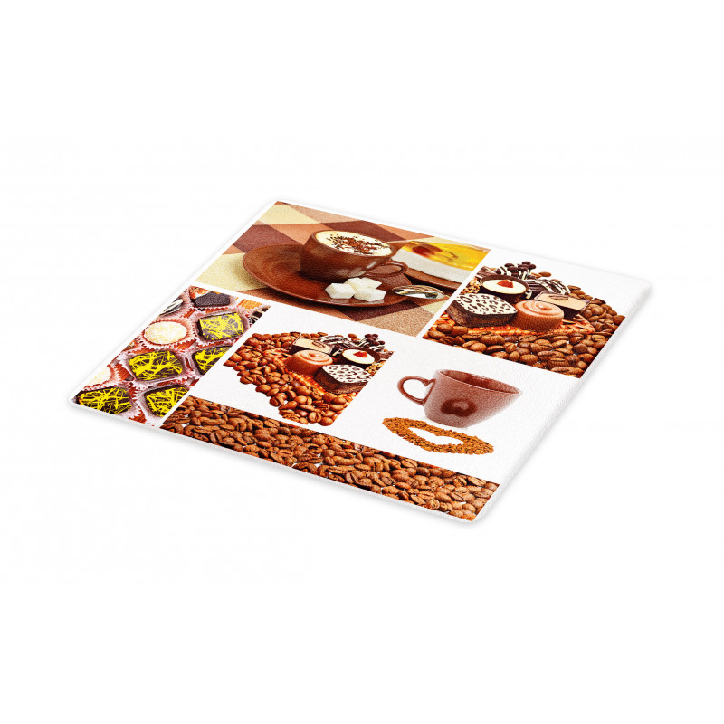 Sweets and Coffee Beans Cutting Board