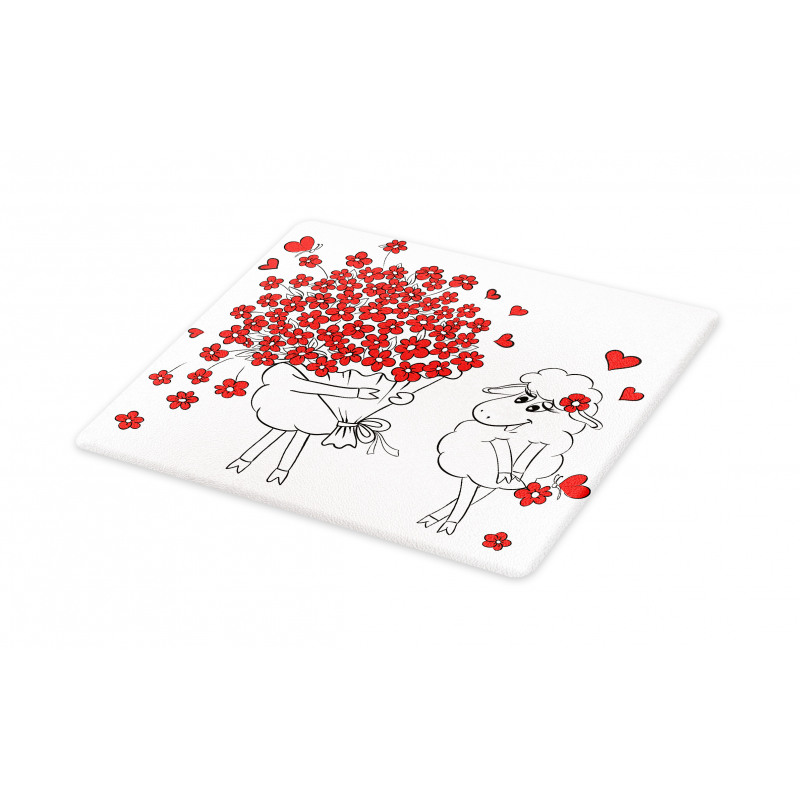 Lover Goats Hearts Cutting Board