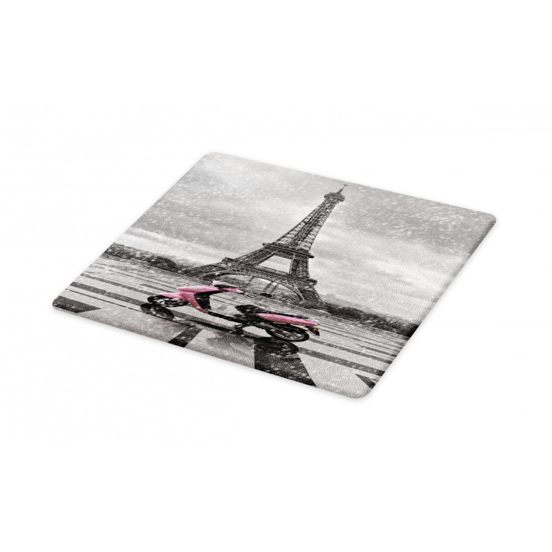 Paris Scene Moped Cutting Board