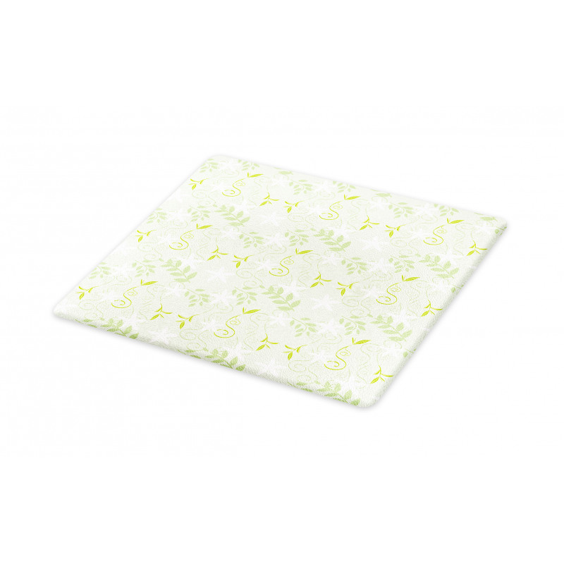 Swirls Floral Branches Cutting Board