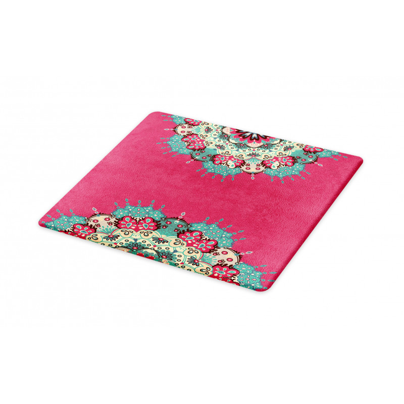 Eastern Boho Floral Cutting Board