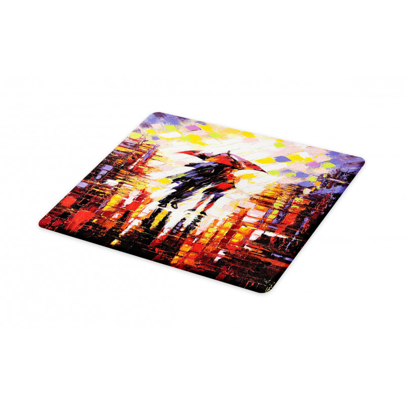 Romantic Painting Couple Cutting Board