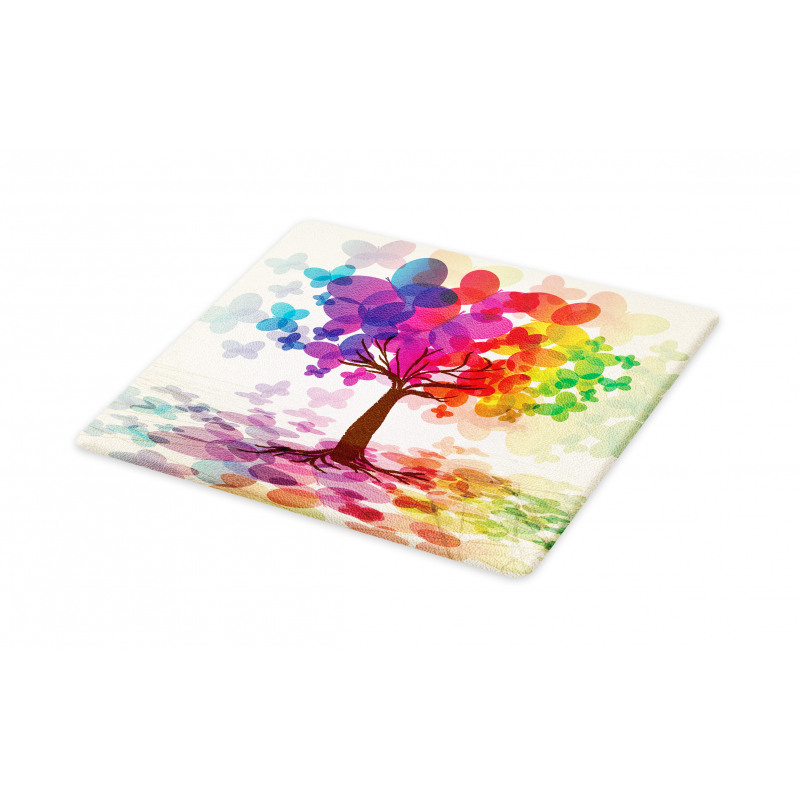 Colorful Spring Tree Cutting Board