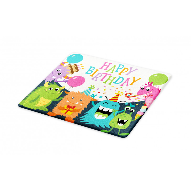 Monster Birthday Cutting Board