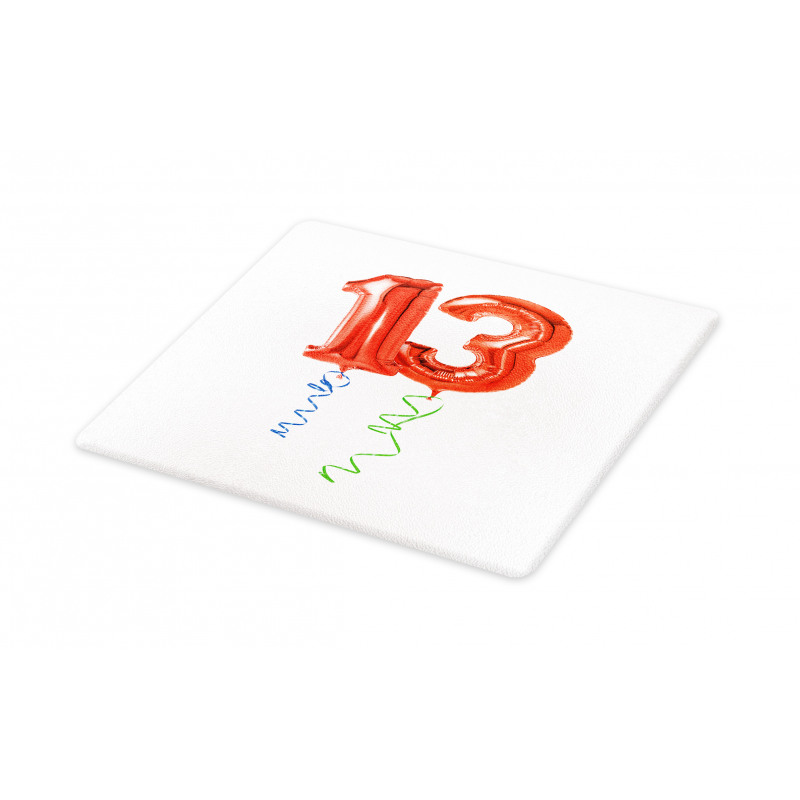 Red Balloons 13 Cutting Board