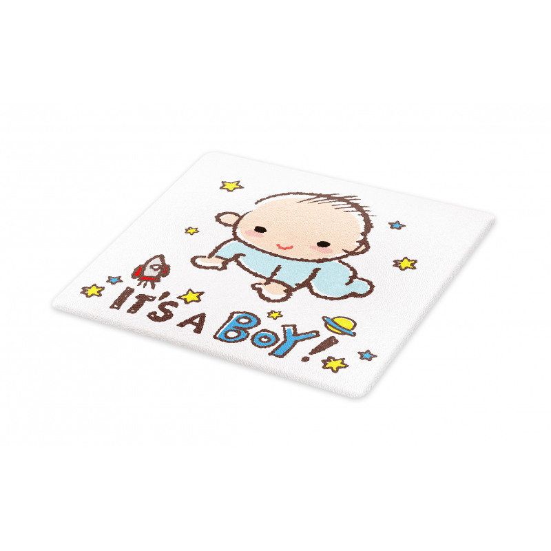 Baby Boy Gender Cutting Board