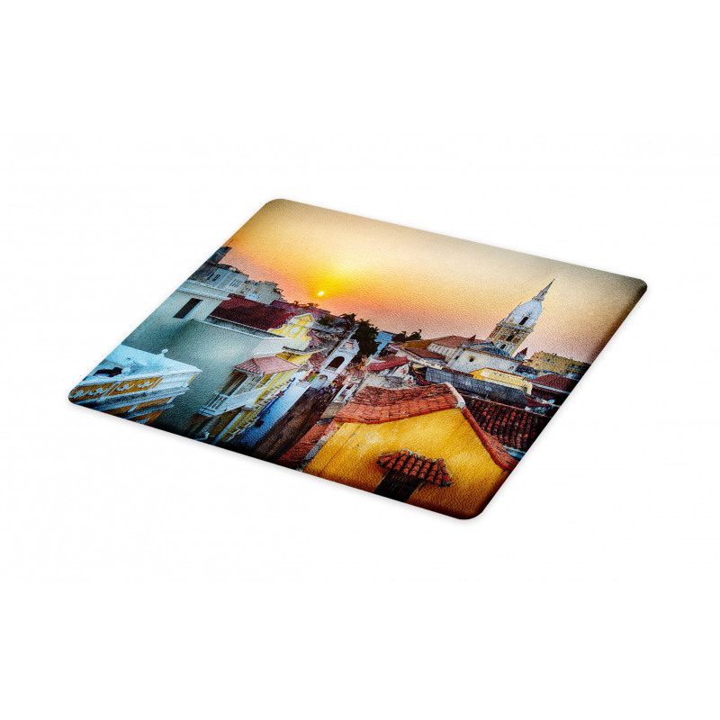 Rooftops Old City Coast Cutting Board