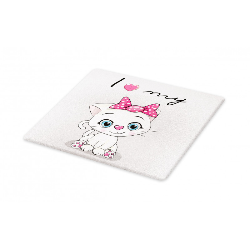 Cartoon Cat Pet Cutting Board