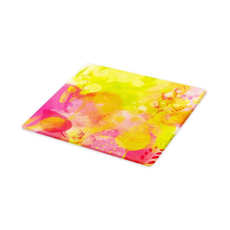 Spring Yard Watercolors Cutting Board