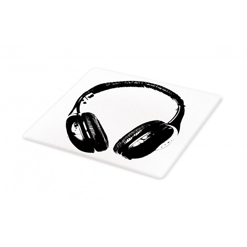 Grunge Headphones Fun Cutting Board