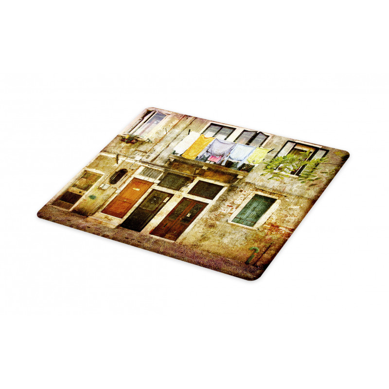 Grunge Building Facade Cutting Board