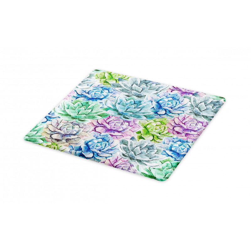 Flowers in Watercolor Cutting Board