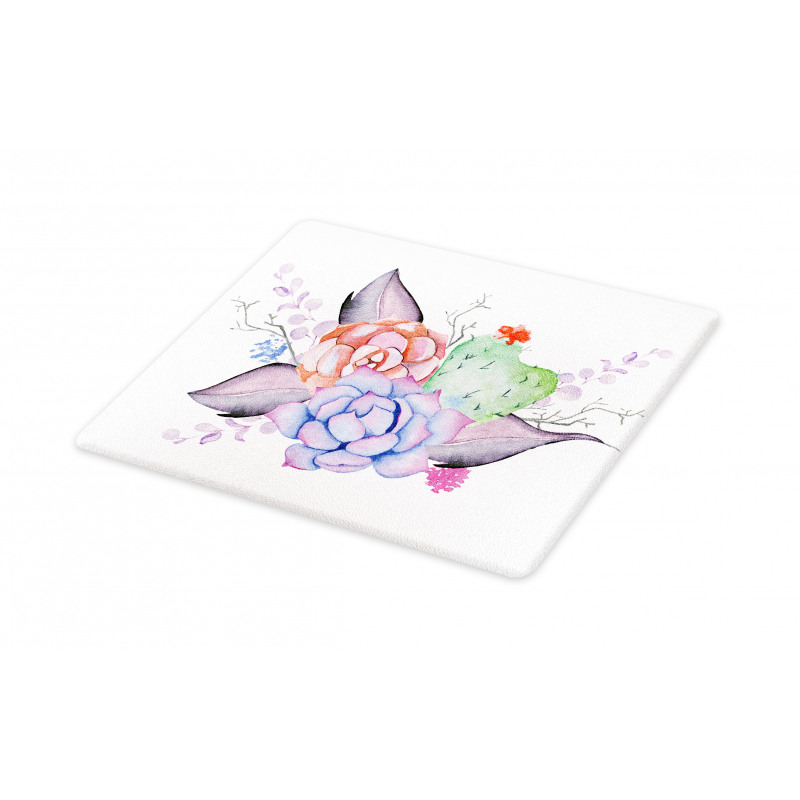 Romantic Summer Blossoms Cutting Board