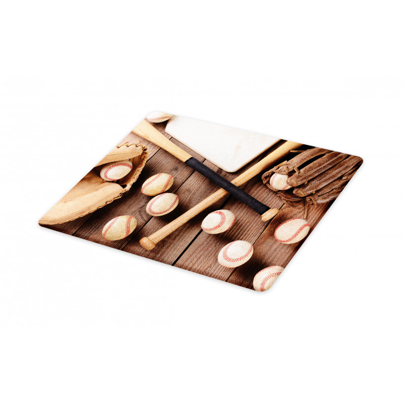 Bats Balls and Gloves Cutting Board