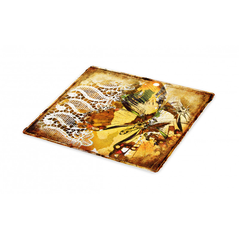 Butterfly and Lace Ornate Cutting Board