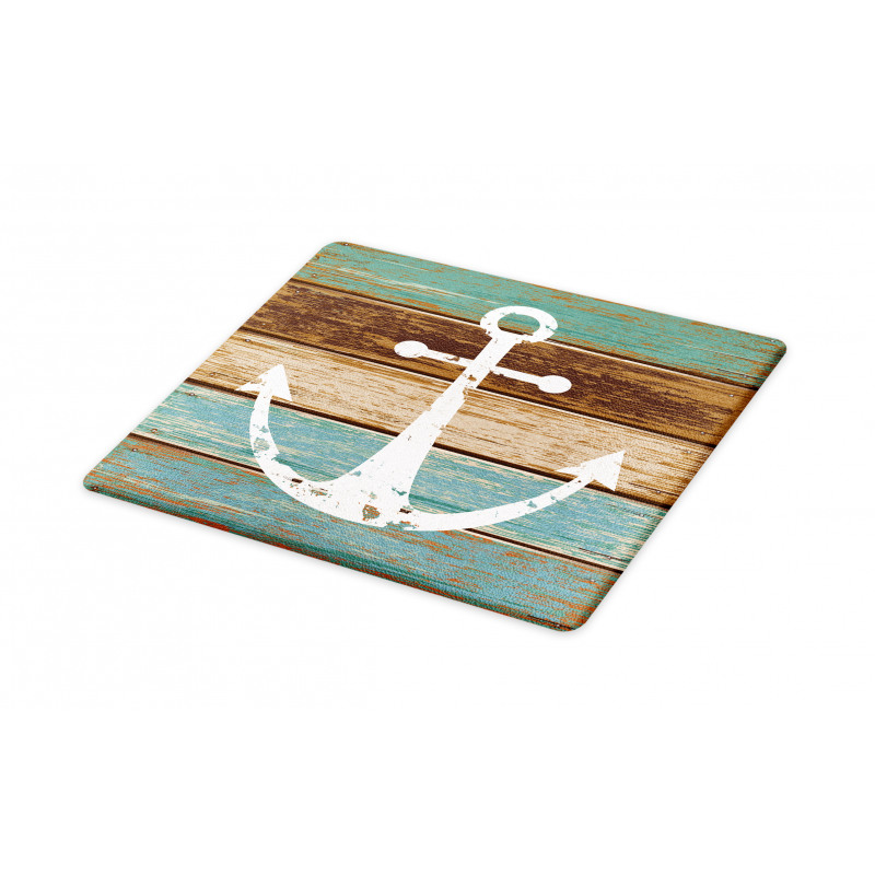 Grunge Marine Wooden Plank Cutting Board