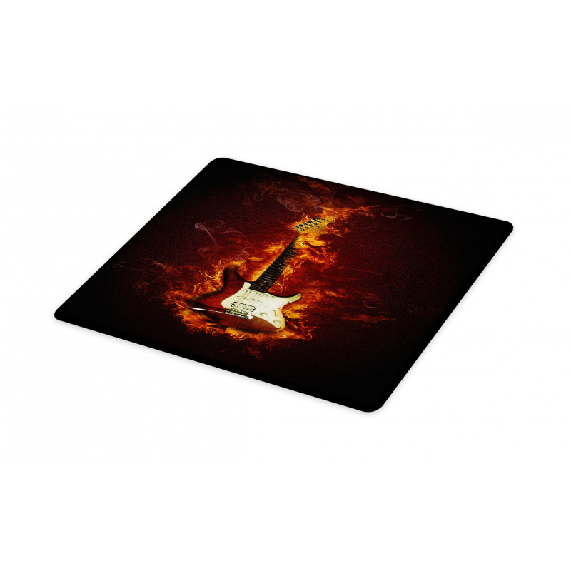 Instrument in Flames Cutting Board