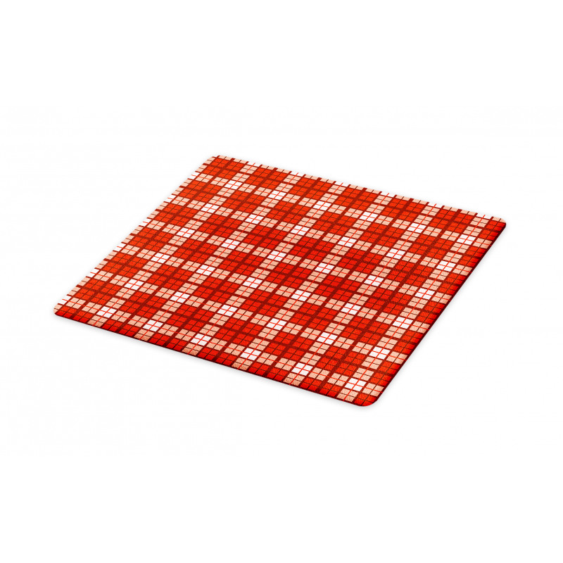 Vintage Tartan Motif Cutting Board