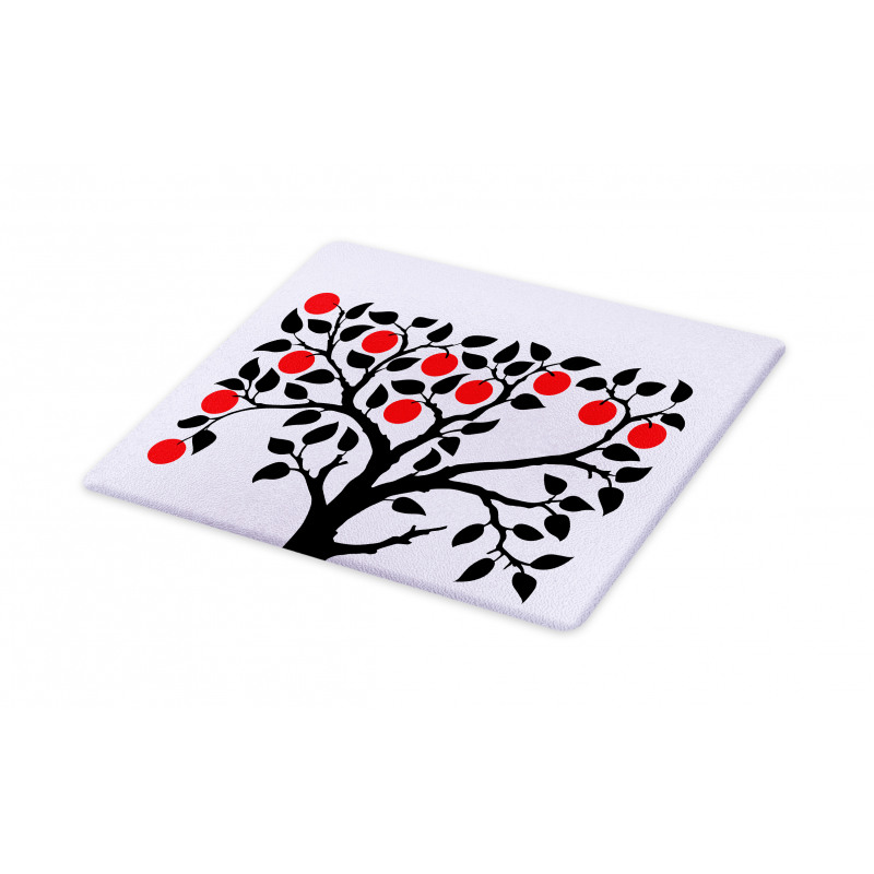 Black Tree Ripe Fruit Art Cutting Board