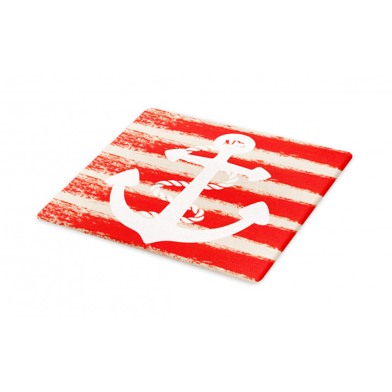 Rope Stripes Nautical Cutting Board