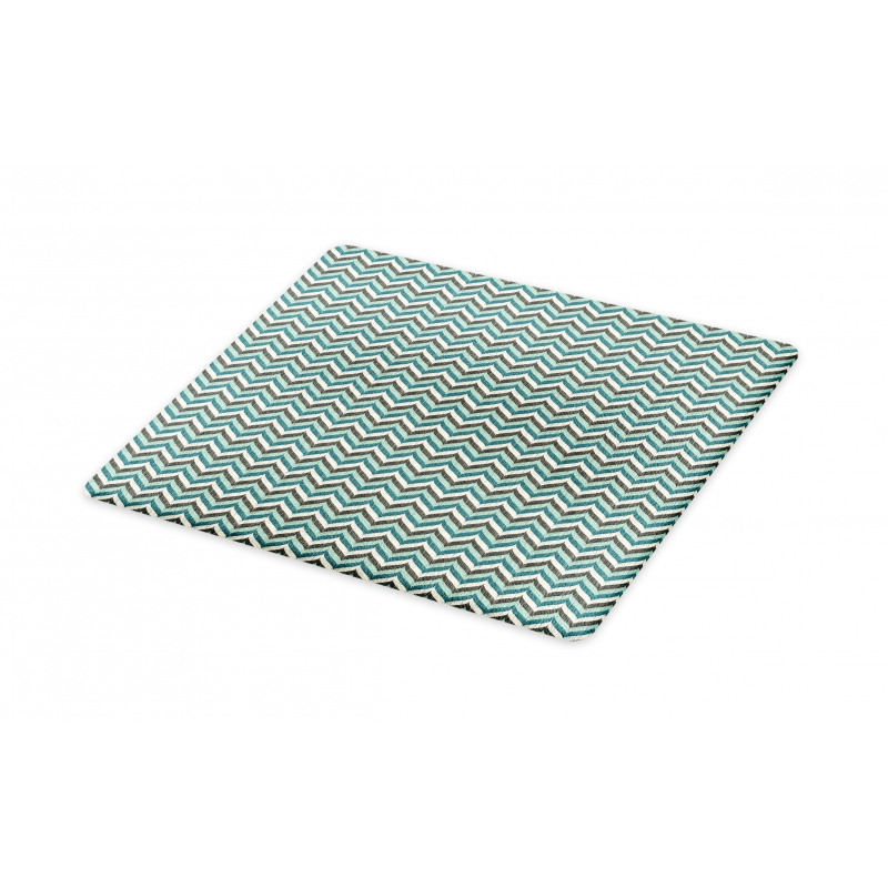 Abstract Wavy Lines Cutting Board