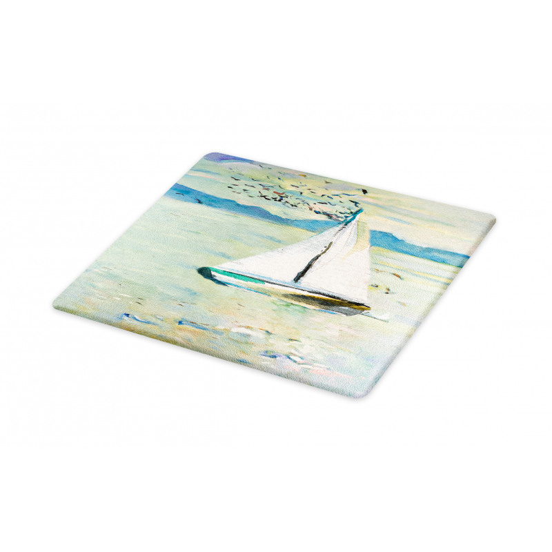 Monet Sailing Boat Cutting Board