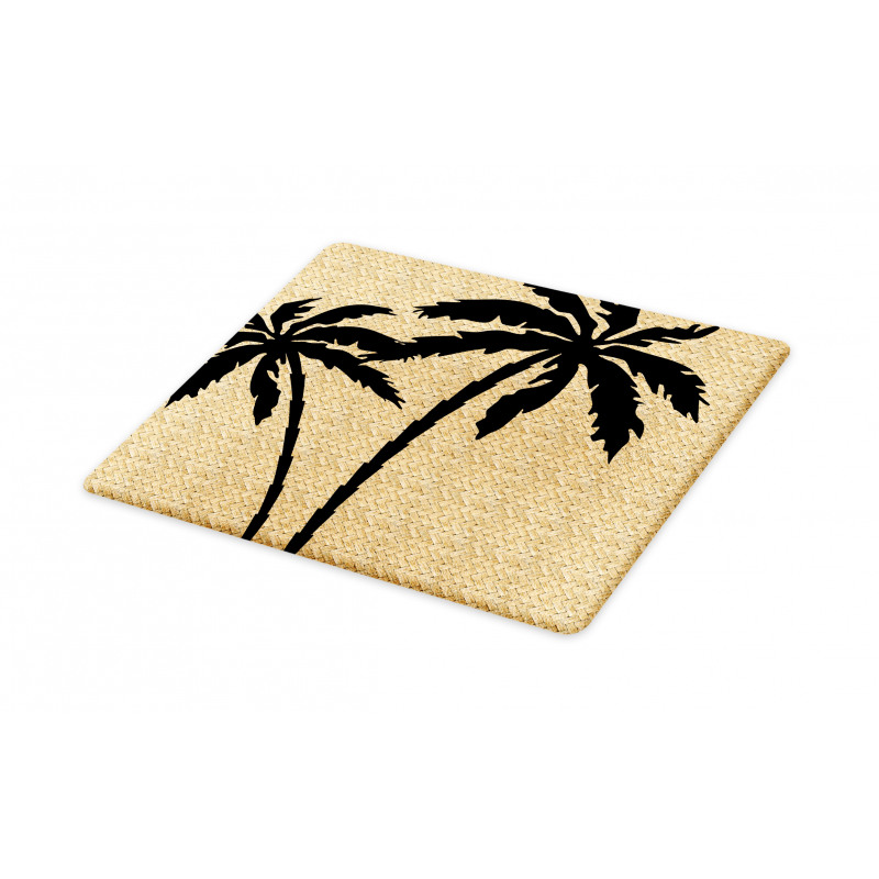 Palm Tree Silhouettes Cutting Board