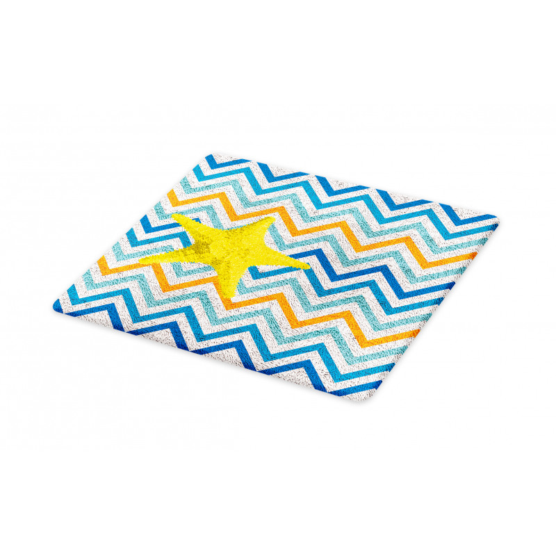 Angled Stripes Starfish Cutting Board