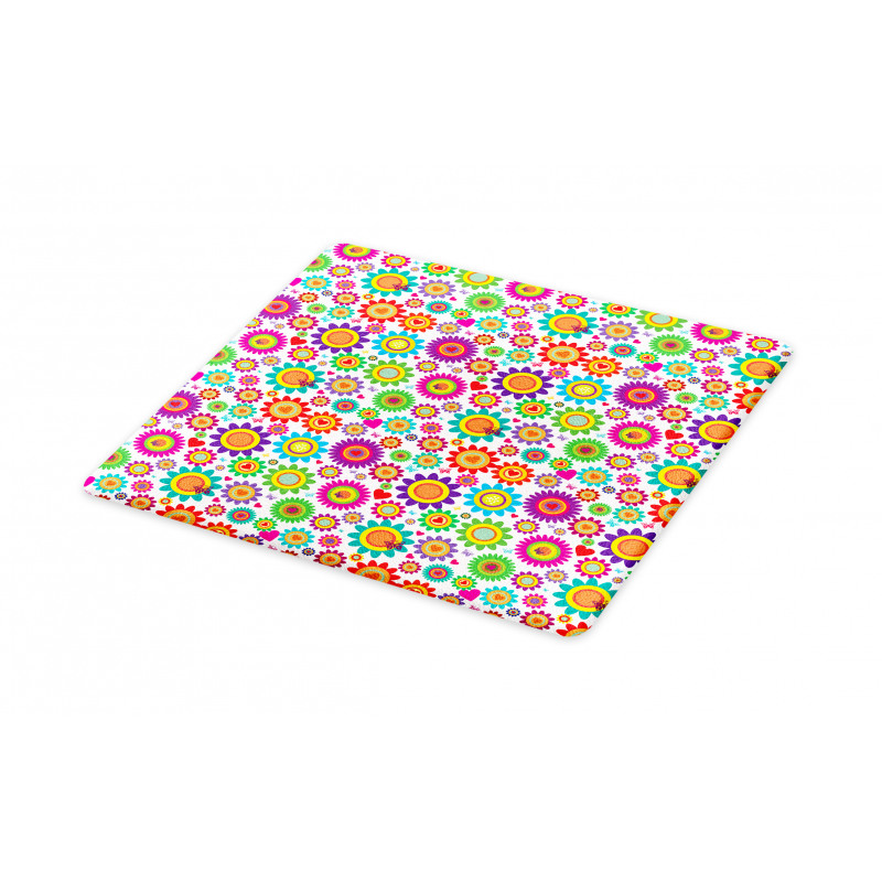 Colorful Camomiles Cutting Board