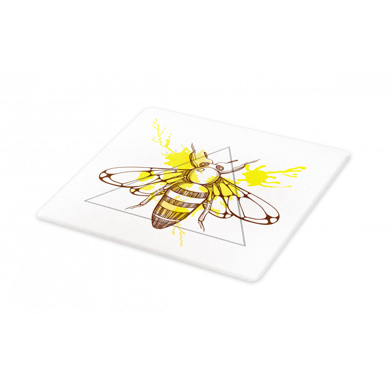 Color Splashed Bee Cutting Board