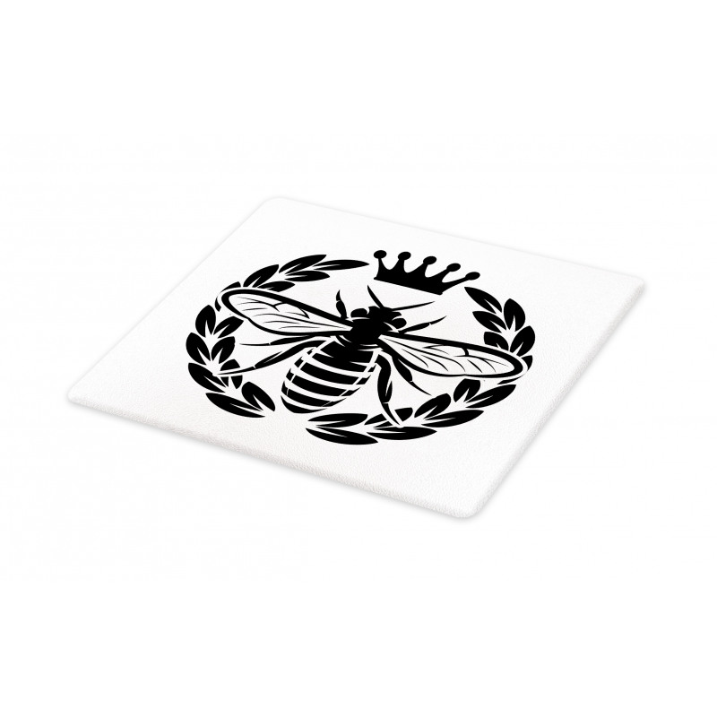 Monochrome Wreath Cutting Board