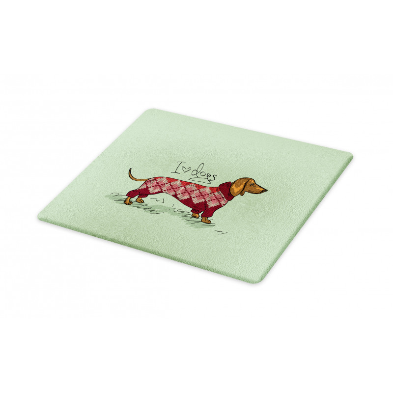 Animal in Clothes Cutting Board