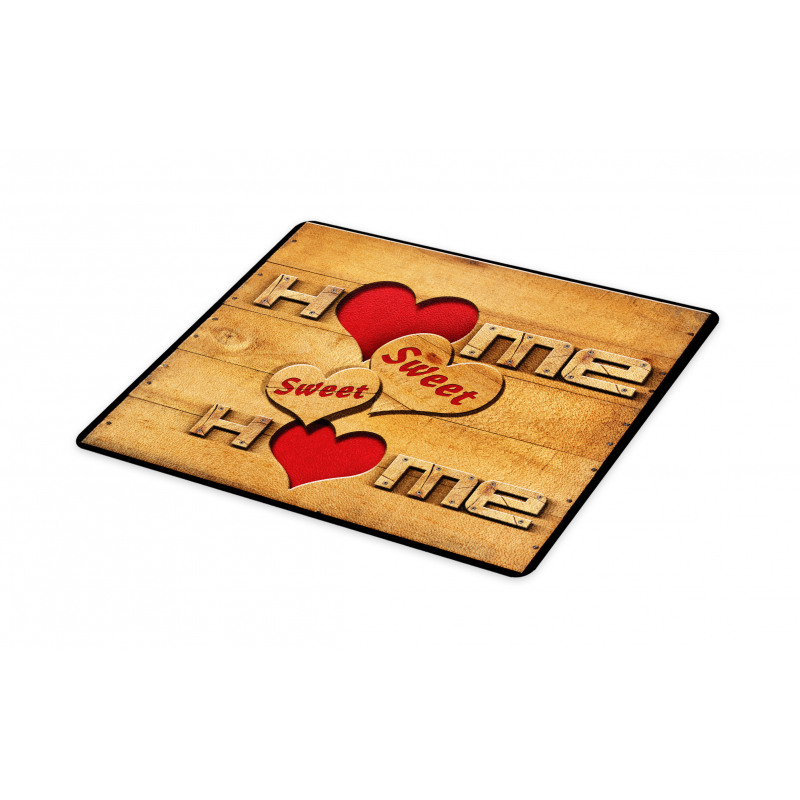 Hearts Words Cutting Board