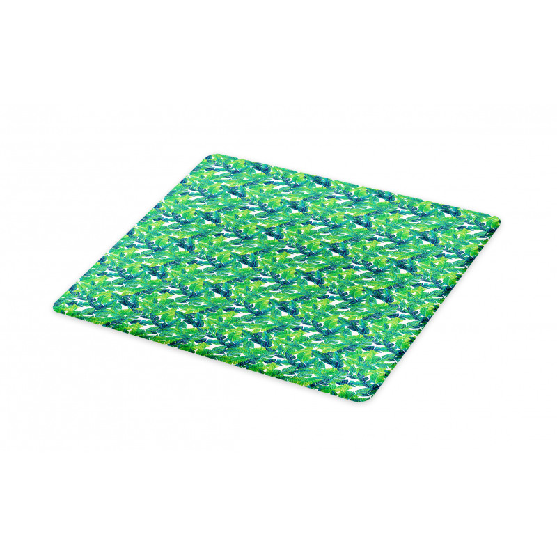 Lush Tropical Leaves Cutting Board